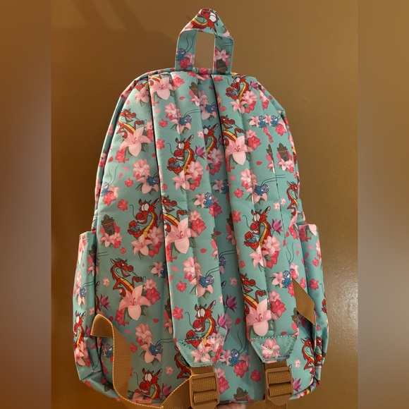 Loungefly Mulan Mushu and Cri-Kee Nylon Backpack “Rare” NWT - Picture 5 of 14